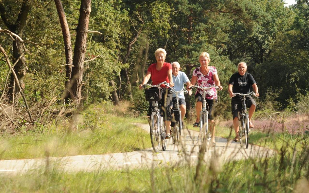 Sfeervolle Chalet Met Terras, H14 De Veldkamp, Epe, Voor 4 Personen Villa Eksteriør bilde